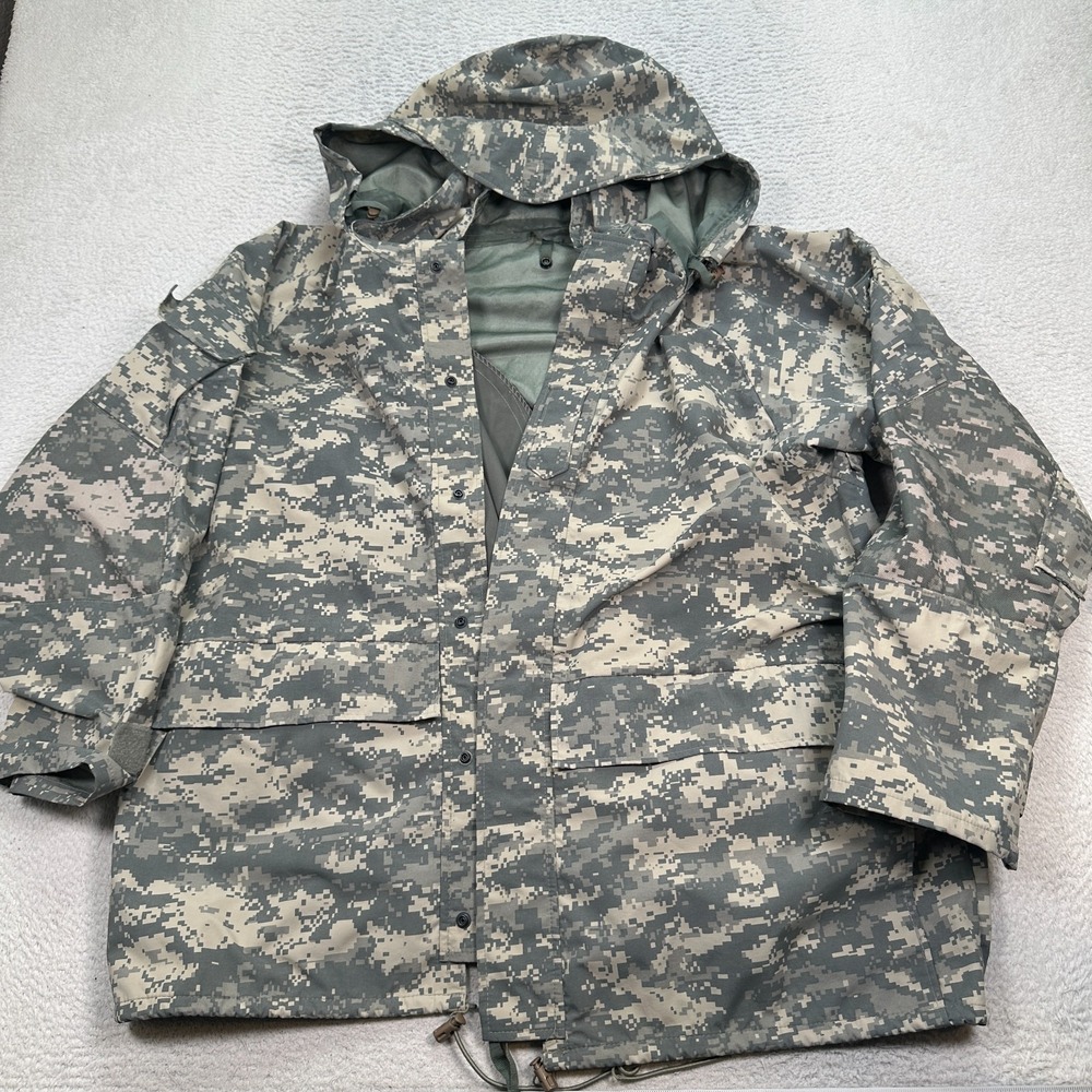 US Military‎ Parka Size XL Cold Weather Camo Gen II ECWCS **Seam Tape Failure**